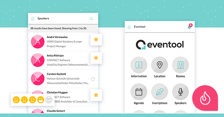 Eventool, mobile application for events