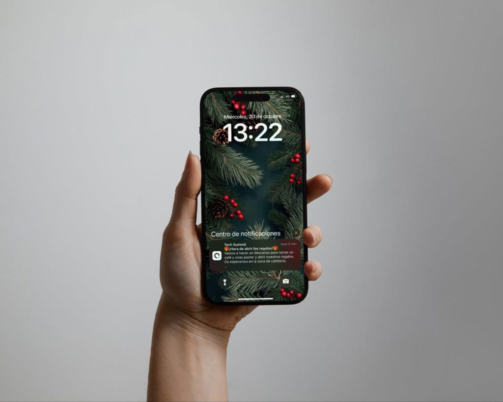 Notificación app navidad