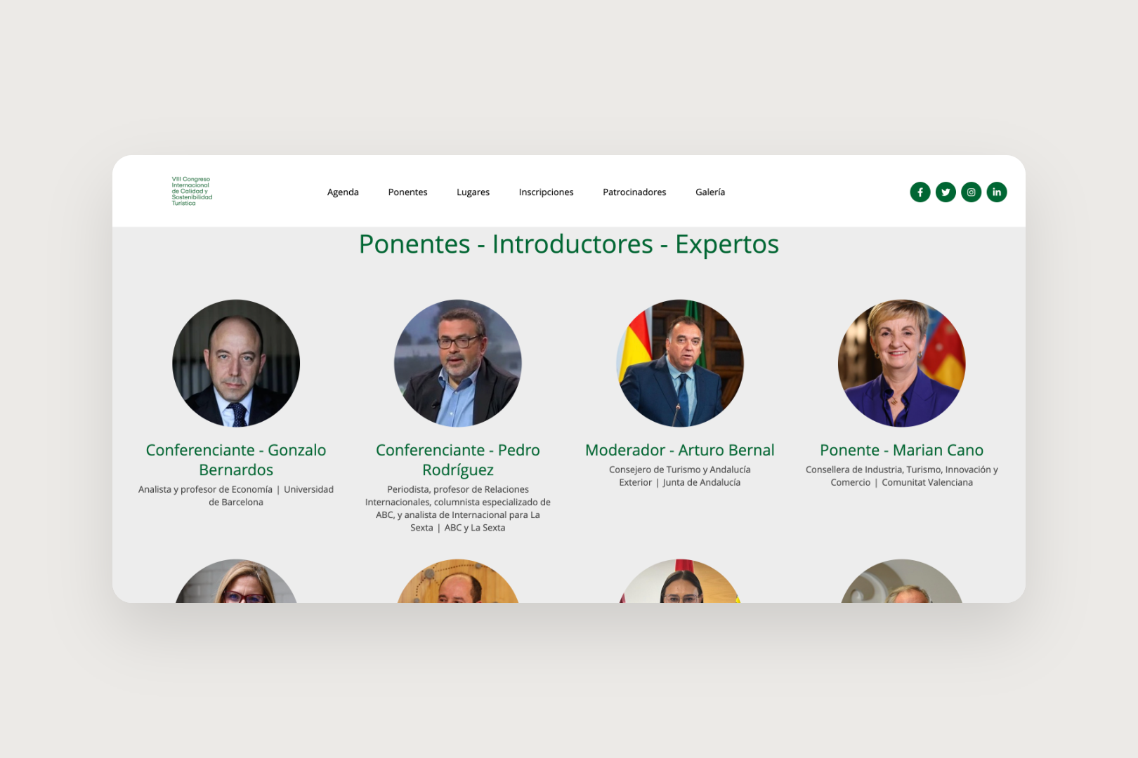 Web del Congreso ICTES 2026 desarrollada por Eventool