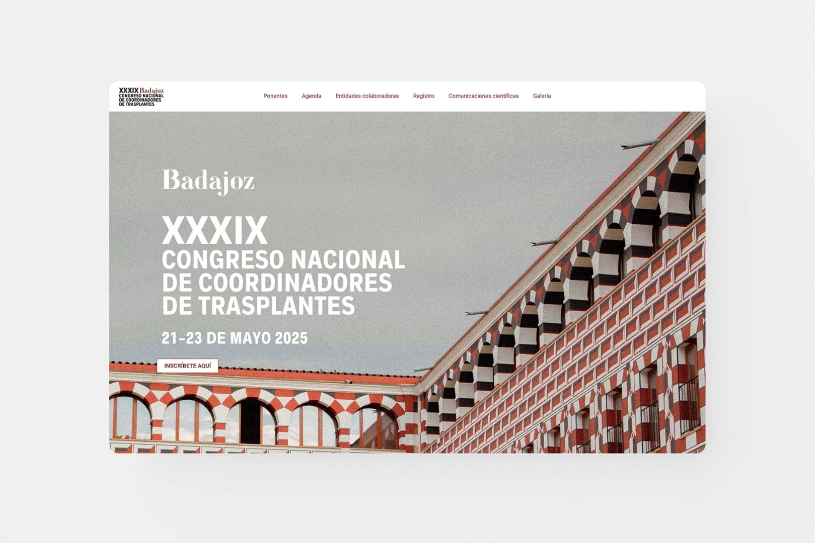 Web del evento